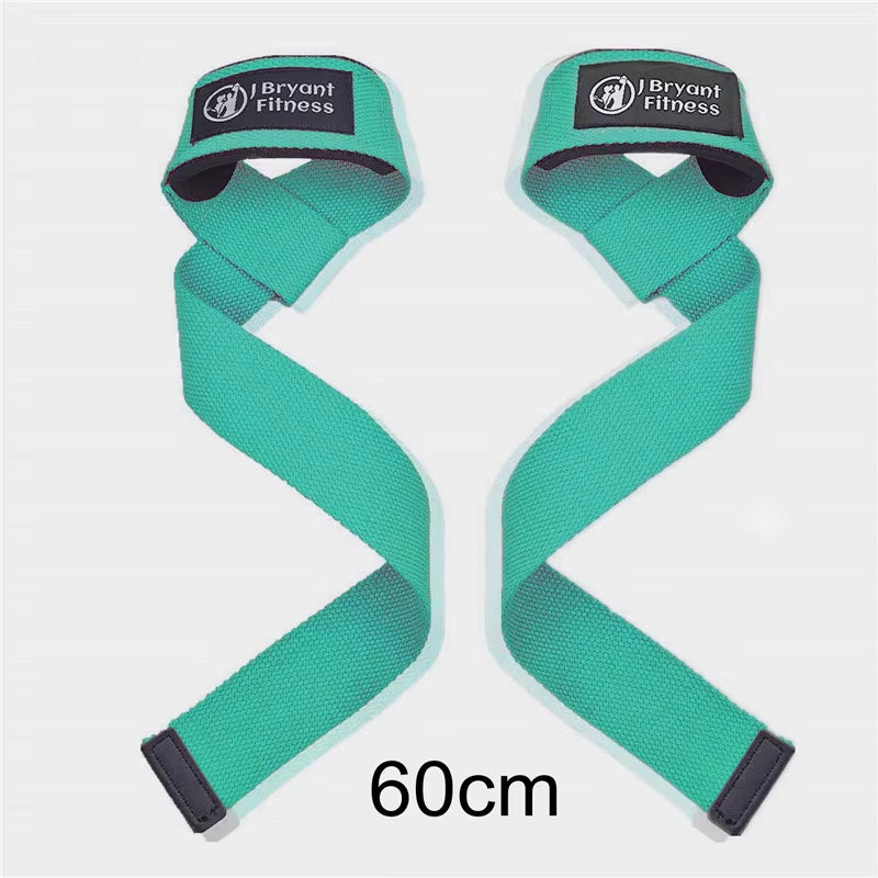 1 Pair Gym Lifting Straps Fitness Gloves Anti-Slip Hand Wraps Wrist Straps Support for Weight Lifting Powerlifting Training