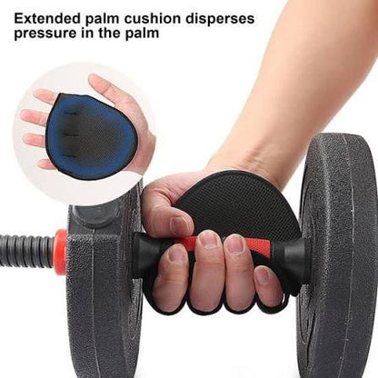 Hand Palm Protector Gym Fitness Gloves Half Finger Lifting Palm Dumbbell Grips Pads Weightlifting Training Glove Gym Workout