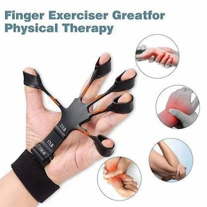 6 Resistance Levels Hand Grip Hand Strength Trainer Rehabilitation Physical Tools Fitness Finger Gripper Gym Expander Portable