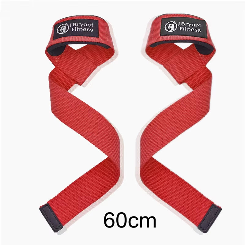 1 Pair Gym Lifting Straps Fitness Gloves Anti-Slip Hand Wraps Wrist Straps Support for Weight Lifting Powerlifting Training