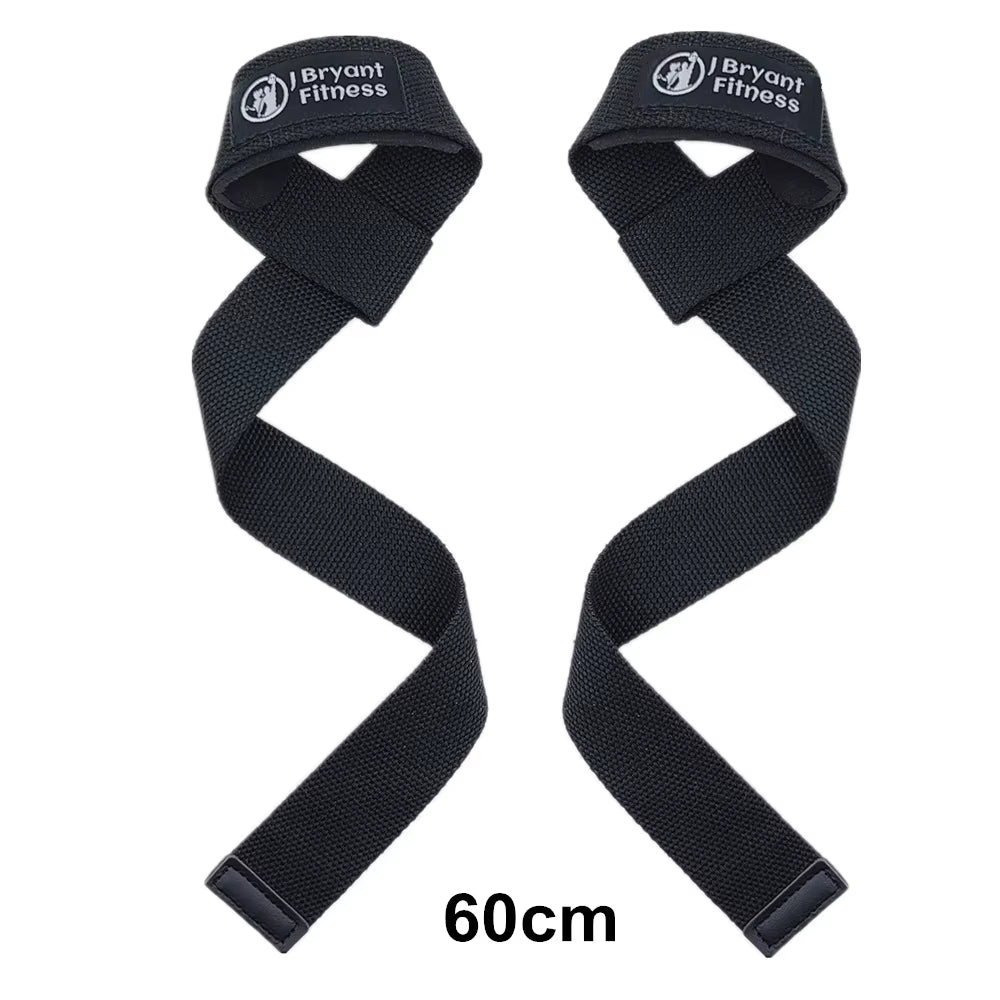 1 Pair Gym Lifting Straps Fitness Gloves Anti-Slip Hand Wraps Wrist Straps Support for Weight Lifting Powerlifting Training